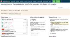 Desktop Screenshot of basketballmonster.com